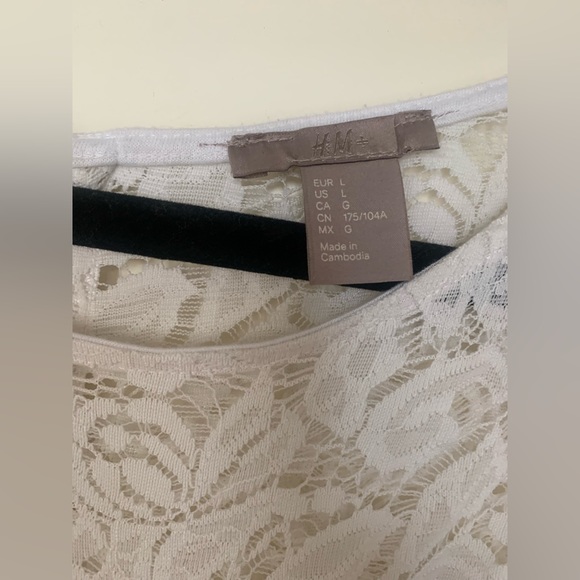 H&M White Lace Top - Picture 2 of 5